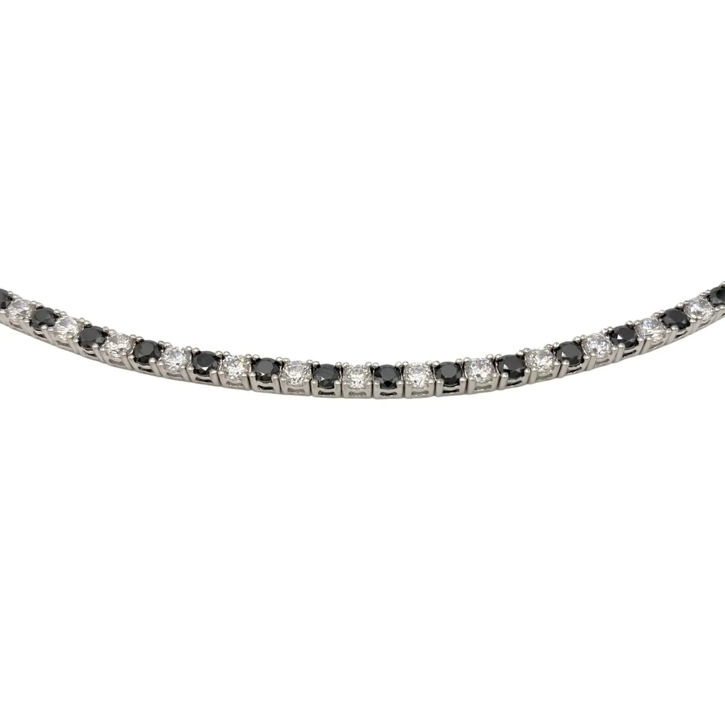 STŘIBRNÝ TENNIS NÁRAMEK 1+1 - 2 mm GRIFF.CZ