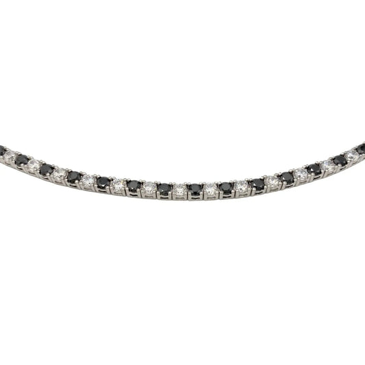 STŘIBRNÝ TENNIS NÁRAMEK 1+1 - 2 mm GRIFF.CZ