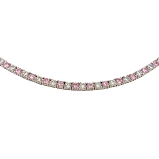 STŘIBRNÝ TENNIS NÁRAMEK 1+1 - 2 mm GRIFF.CZ