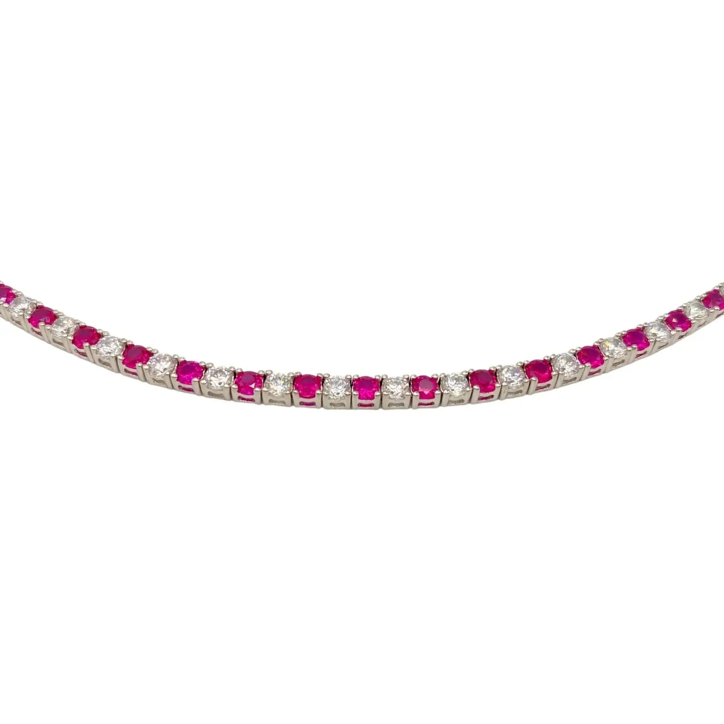 STŘIBRNÝ TENNIS NÁRAMEK 1+1 - 2 mm GRIFF.CZ