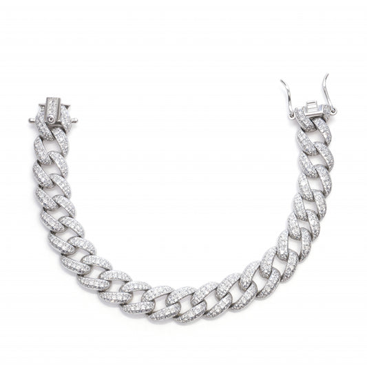 STŘIBRNÝ NÁRAMEK GROUMETTE - 9 mm GRIFF